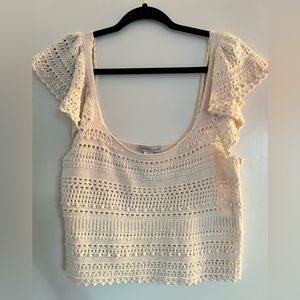 Knitted laced tank (L)